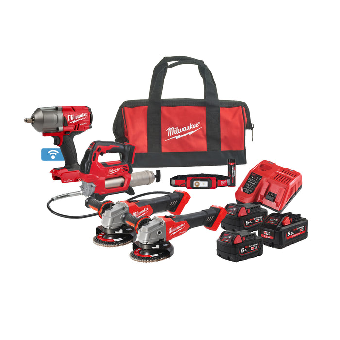 Milwaukee Zestaw M18FPP5N-554BEU 4933 4925 26
