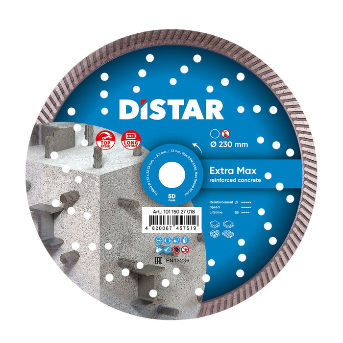 DISTAR Tarcza diamentowa do betonu EXTRA MAX 230x2,5x22,23 10115027018
