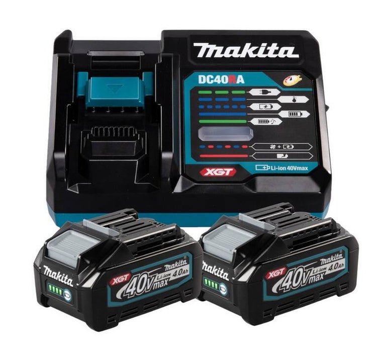 MAKITA Zestaw zasilający XGT 40Vmax 191L77-9 (2xBL4040+DC40RA)