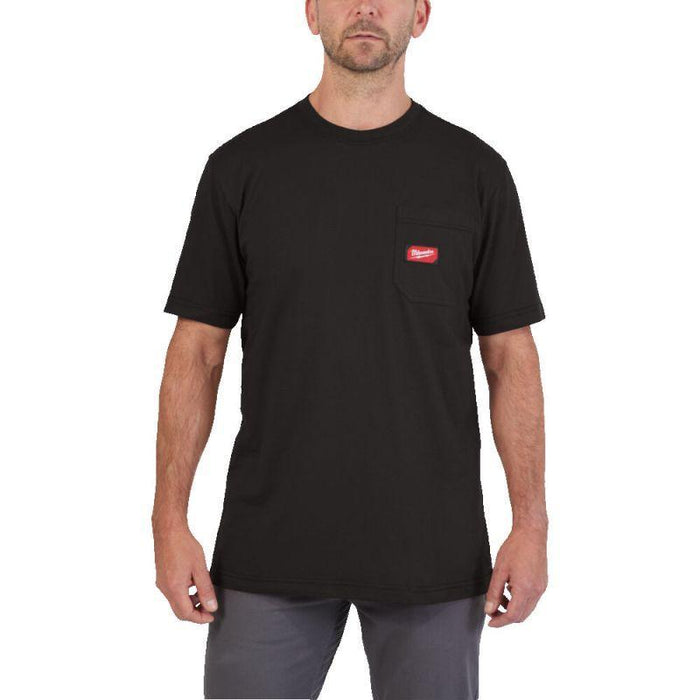 Milwaukee WTSSBL WTLSBL Koszulka T-shirt Longsleeve z kieszonką z krótkim lub długim rękawem