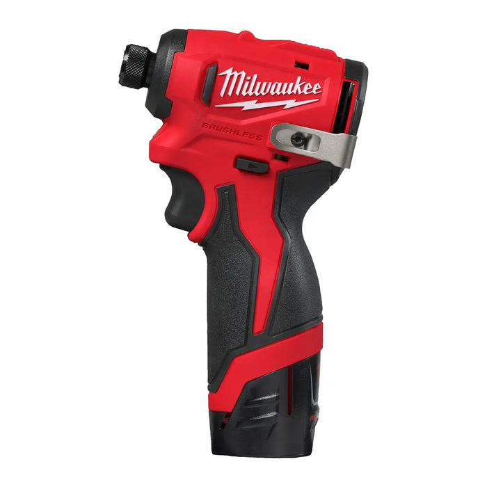 Milwaukee Zestaw Combo M12BLPP2B-422B (M12BLPDRC+M12BLIDRC)