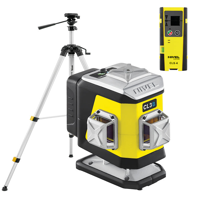 NIVEL System Laser płaszczyznowy krzyżowy CL3 - pozioma wiązka u dołu lasera