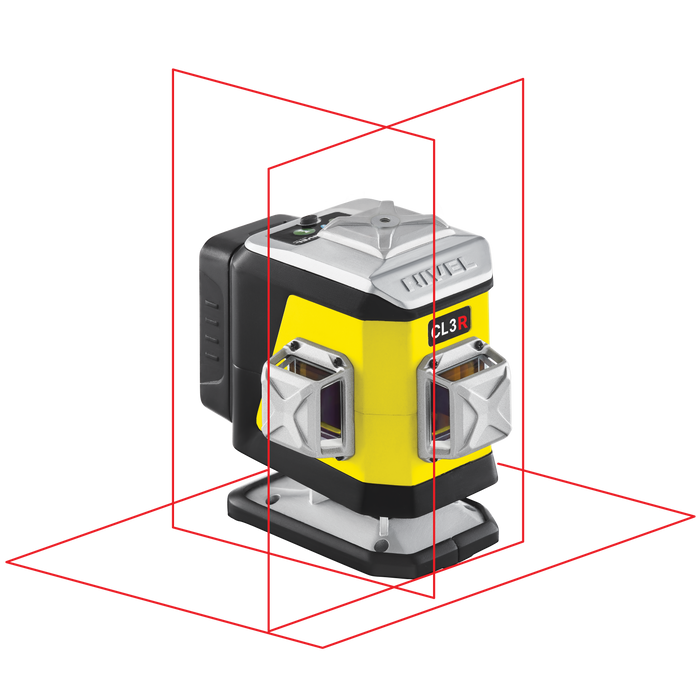 NIVEL System Laser płaszczyznowy krzyżowy CL3 - pozioma wiązka u dołu lasera