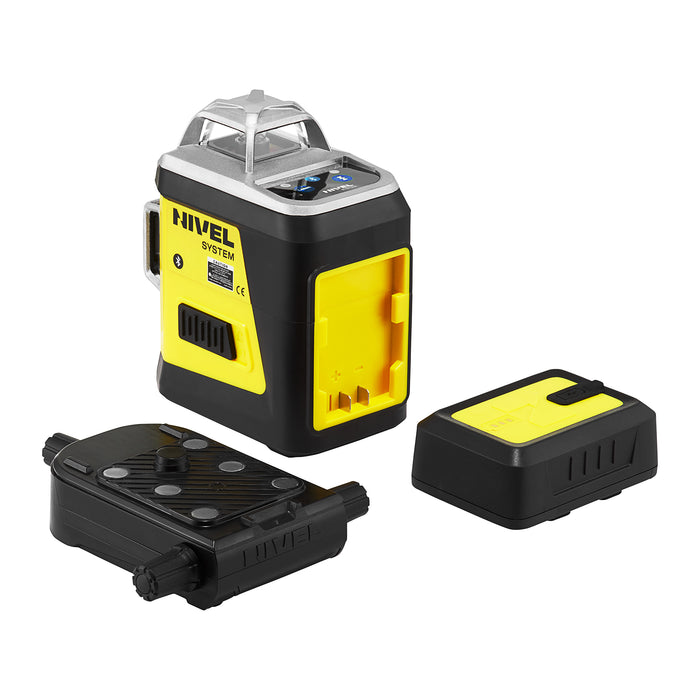 NIVEL System Laser płaszczyznowy krzyżowy CLx3 - pozioma wiązka u góry lasera