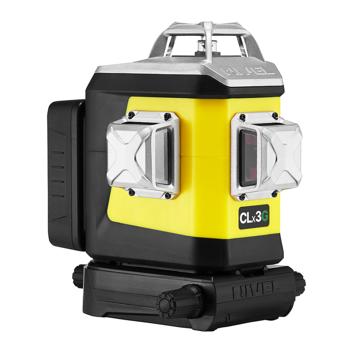 NIVEL System Laser płaszczyznowy krzyżowy CLx3 - pozioma wiązka u góry lasera