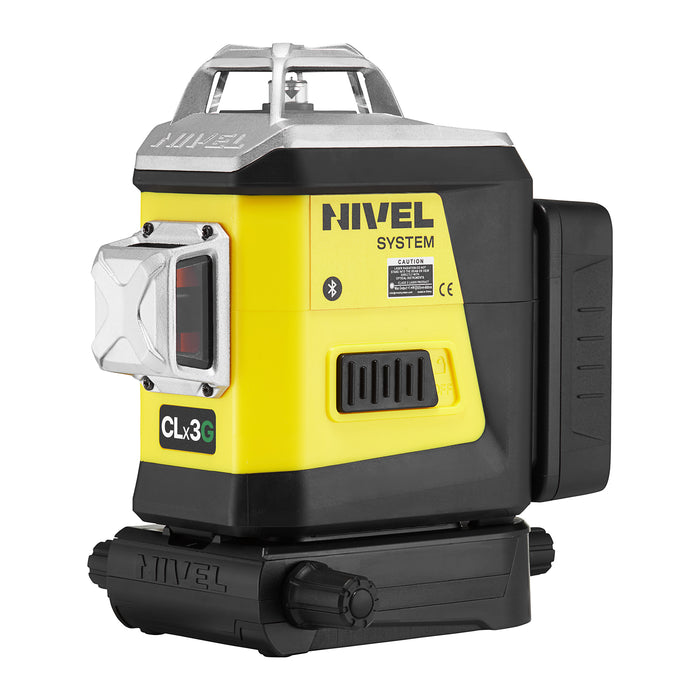 NIVEL System Laser płaszczyznowy krzyżowy CLx3 - pozioma wiązka u góry lasera