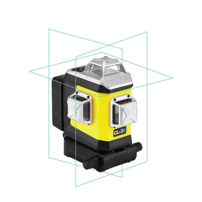 NIVEL System Laser płaszczyznowy krzyżowy CLx3 - pozioma wiązka u góry lasera