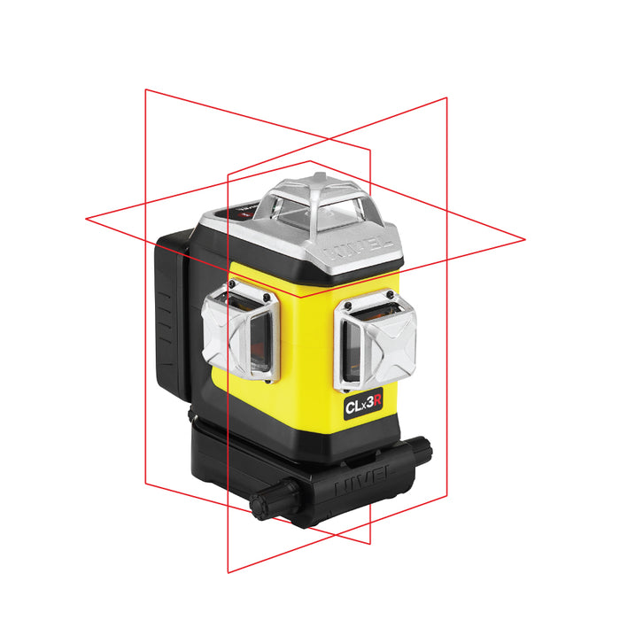 NIVEL System Laser płaszczyznowy krzyżowy CLx3 - pozioma wiązka u góry lasera