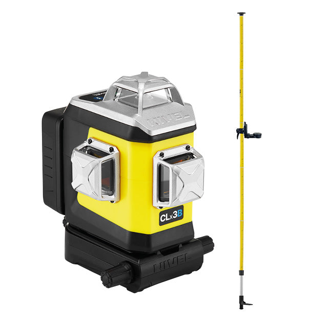 NIVEL System Laser płaszczyznowy krzyżowy CLx3 - pozioma wiązka u góry lasera
