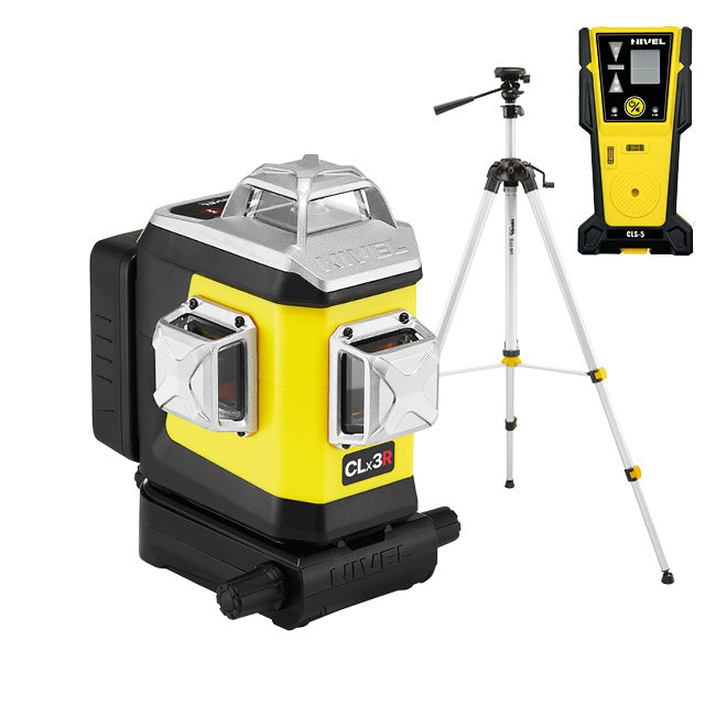 NIVEL System Laser płaszczyznowy krzyżowy CLx3 - pozioma wiązka u góry lasera