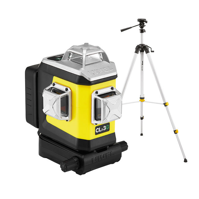 NIVEL System Laser płaszczyznowy krzyżowy CLx3 - pozioma wiązka u góry lasera