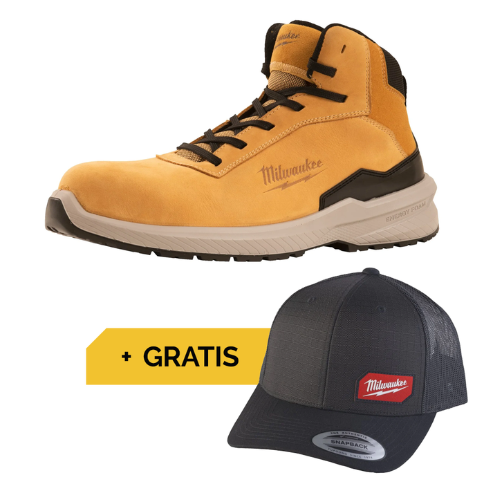 Milwaukee Buty FlextredS3S 1M171311 ESD SC FO + czapka z daszkiem gratis