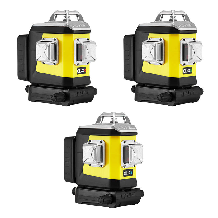 NIVEL System Laser płaszczyznowy krzyżowy CLx3 - pozioma wiązka u góry lasera