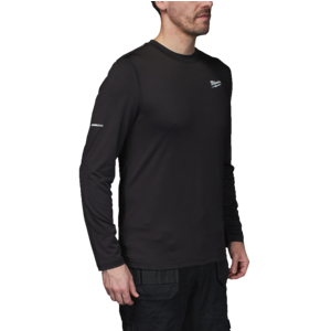 Milwaukee CWB LS BL  L - WORKSKIN™ Koszulka termoaktywna z długim rękawem czarna