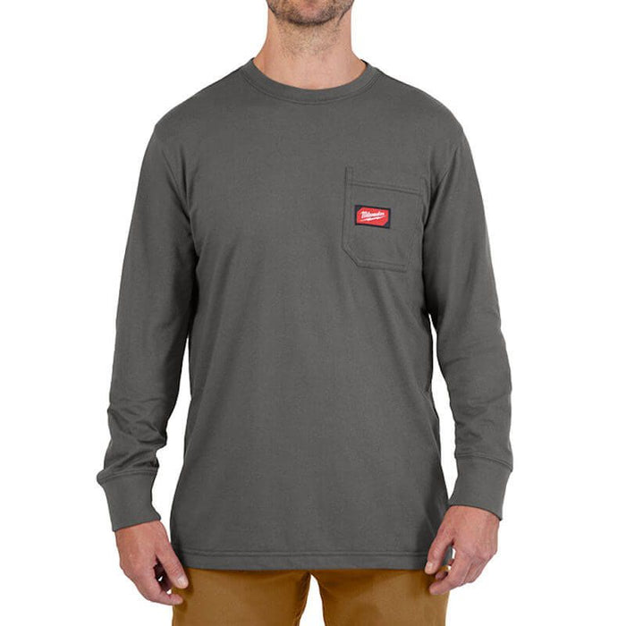 Milwaukee WTSSBL WTLSBL Koszulka T-shirt Longsleeve z kieszonką z krótkim lub długim rękawem