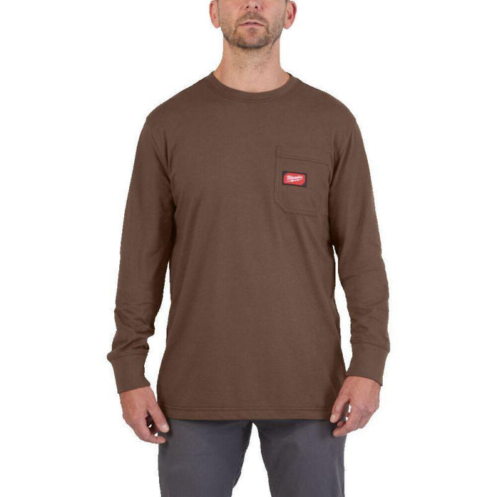 Milwaukee WTSSBL WTLSBL Koszulka T-shirt Longsleeve z kieszonką z krótkim lub długim rękawem