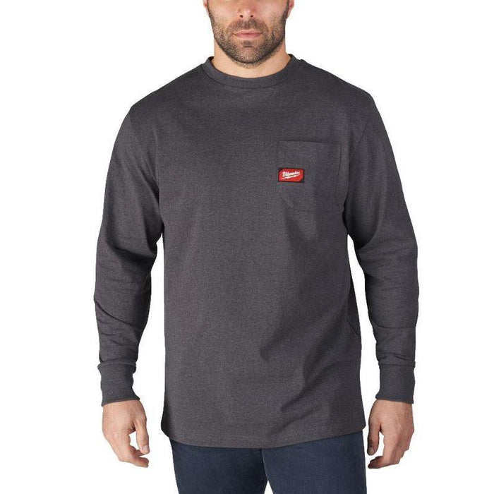 Milwaukee WTSSBL WTLSBL Koszulka T-shirt Longsleeve z kieszonką z krótkim lub długim rękawem