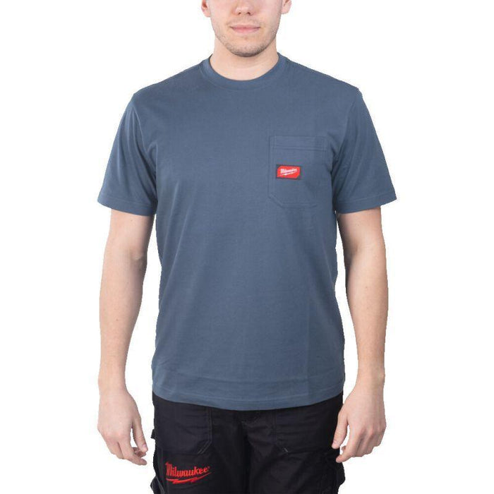 Milwaukee WTSSBL WTLSBL Koszulka T-shirt Longsleeve z kieszonką z krótkim lub długim rękawem
